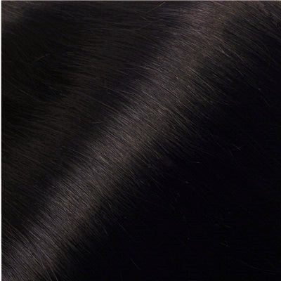 Soft Black #1b Weft Hair